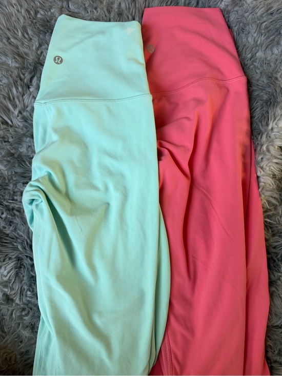 lululemon athletica Other - lululemon athletica  Active Leggings - Mint & Coral